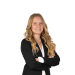 En profilbild av fastighetsmäklare Michelle Jönsson