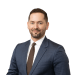 En profilbild av fastighetsmäklare Johan Malmqvist