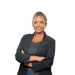 En profilbild av fastighetsmäklare Elin Bjurevall