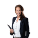 En profilbild av fastighetsmäklare Helena Prahl Claesson