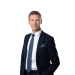En profilbild av fastighetsmäklare Lars Nilsson