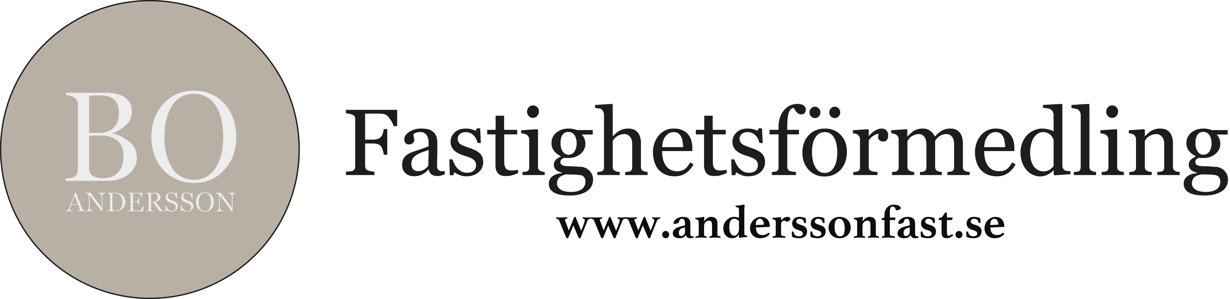 Bo Andersson Fastighetsförmedling logotyp
