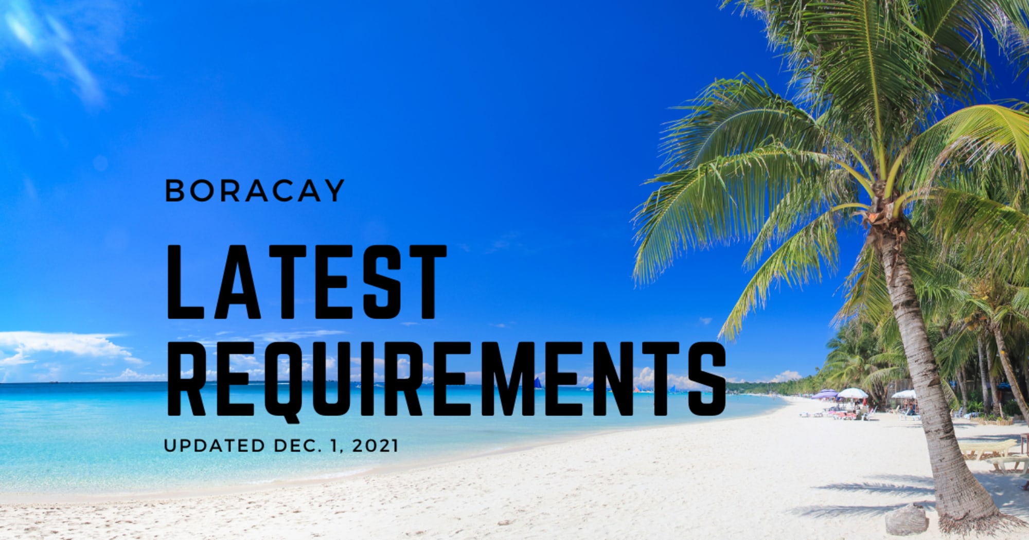 New Guide For Tourists Going To Boracay Island Updated Dec 1 2021