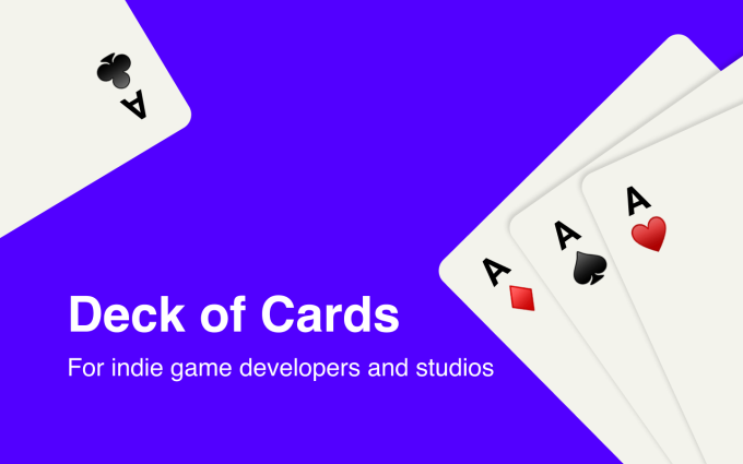 A picture of an illustrated deck of cards made in Figma.