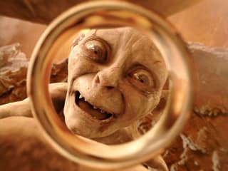 Gollum, holding the One ring in the Peter Jackson's adaptation