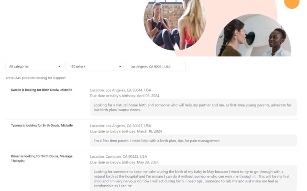Find doula jobs near me