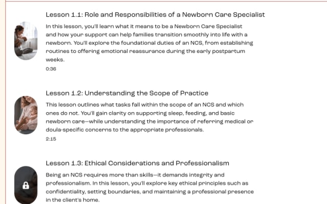 Newborn Care Specialist/Baby Nurse Certification Course