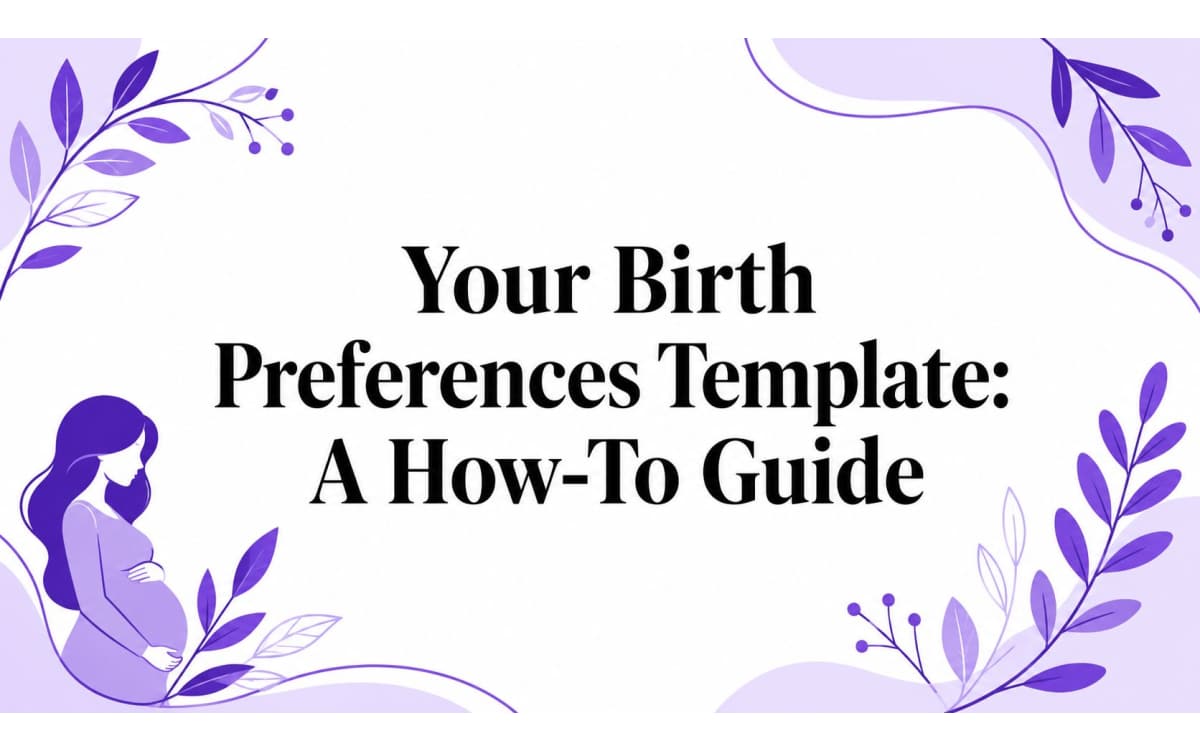 Birth Preferences Template