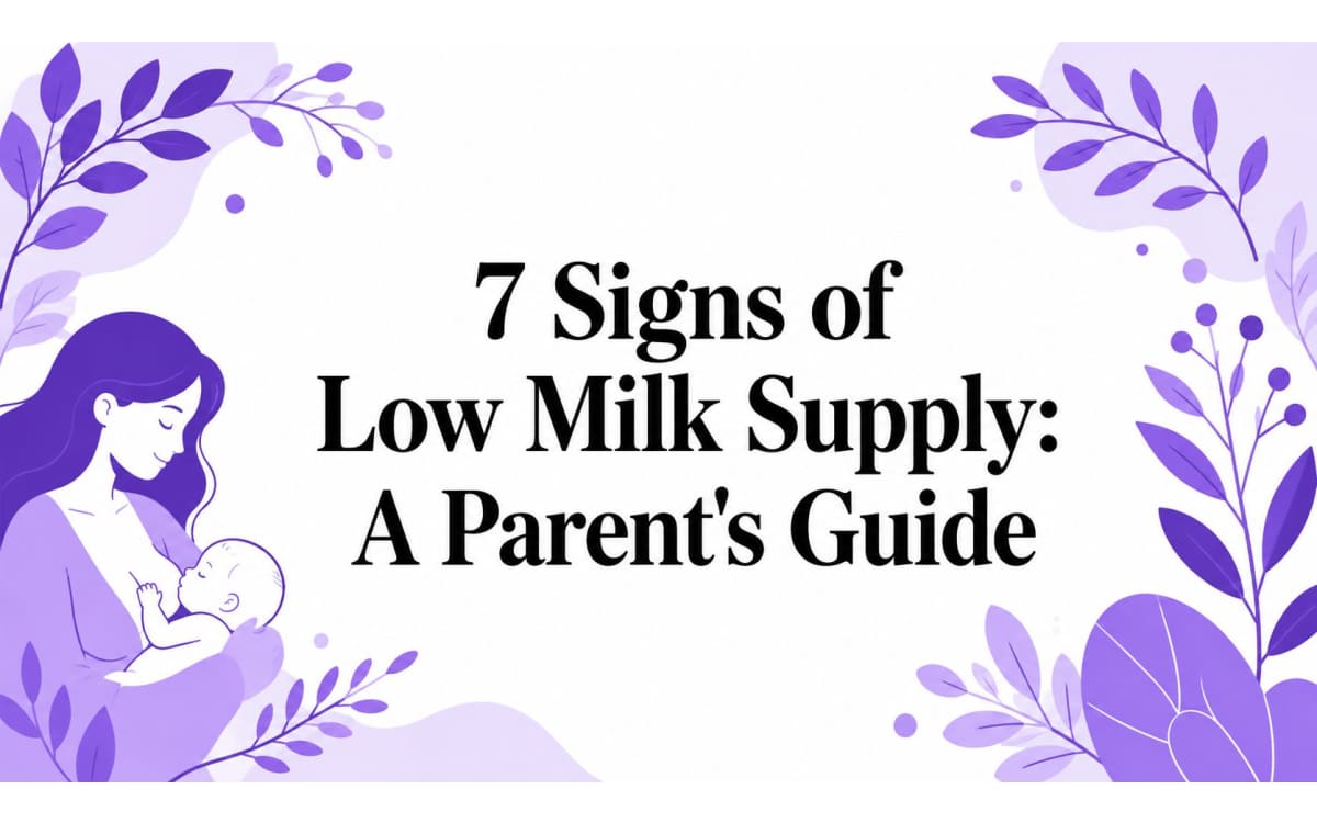 7 Signs of Low Milk Supply