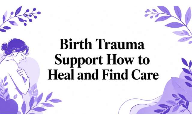 Birth Trauma Support How to Heal and Find Care