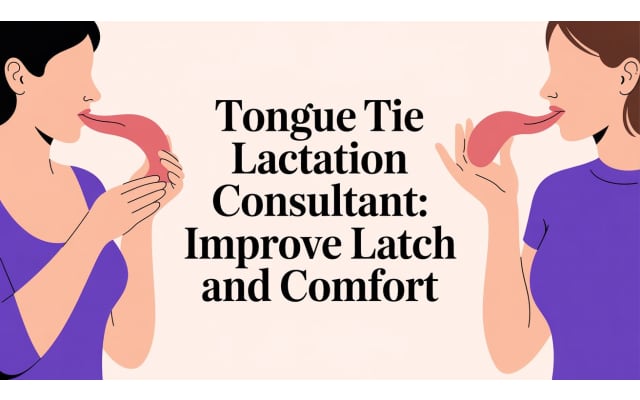 Tongue Tie Lactation Consultant: Improve Latch and Comfort