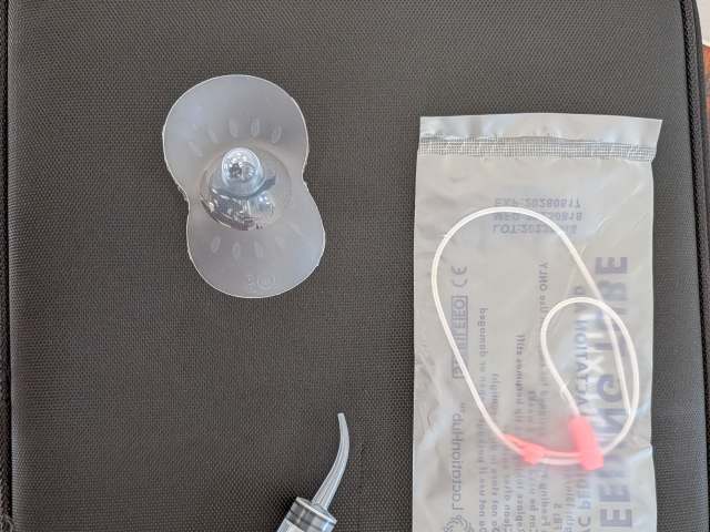 Feeding supplies, feeding tube, SNS, nipple shield, syringe