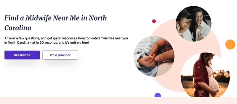 How much is a home birth in North Carolina?