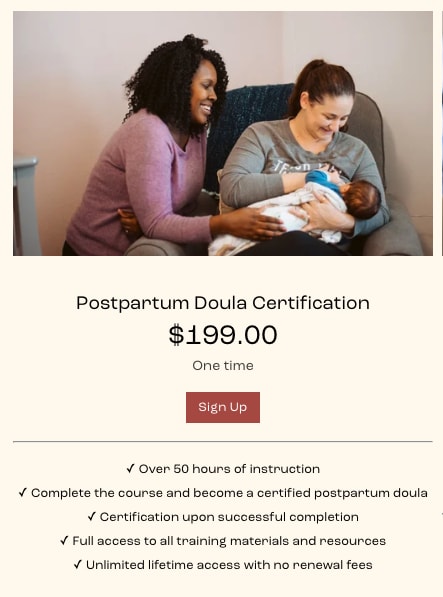 DNT Network Certified Postpartum Doula