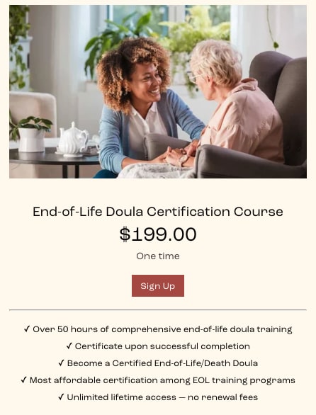 DNT Network End-of-Life Doula Certification Course