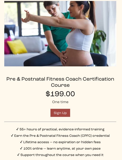 DNT Network prenatal personal trainer
