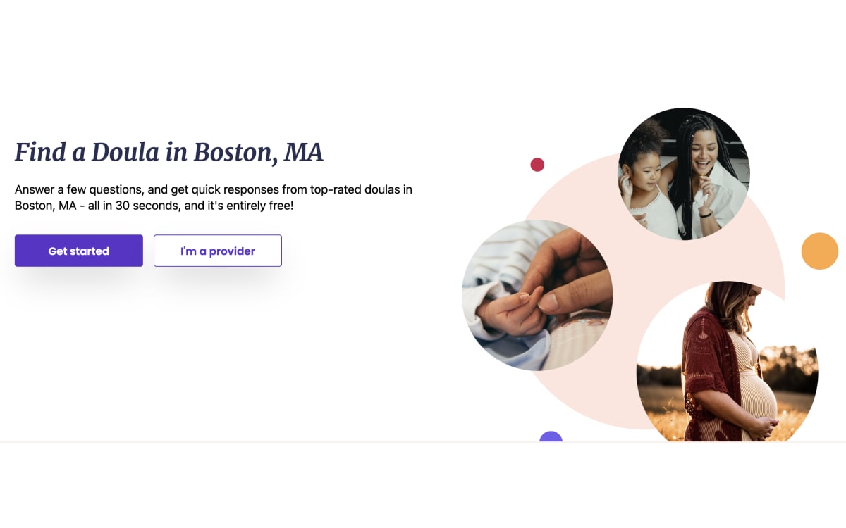 Find a Doula near Boston, MA