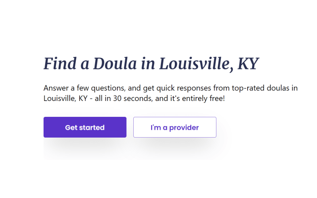 Doula in Louisville, KY