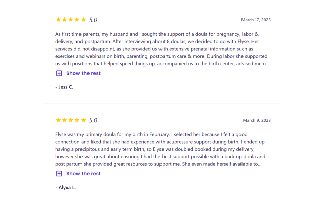 Bornbir profile review of Elyse Breit