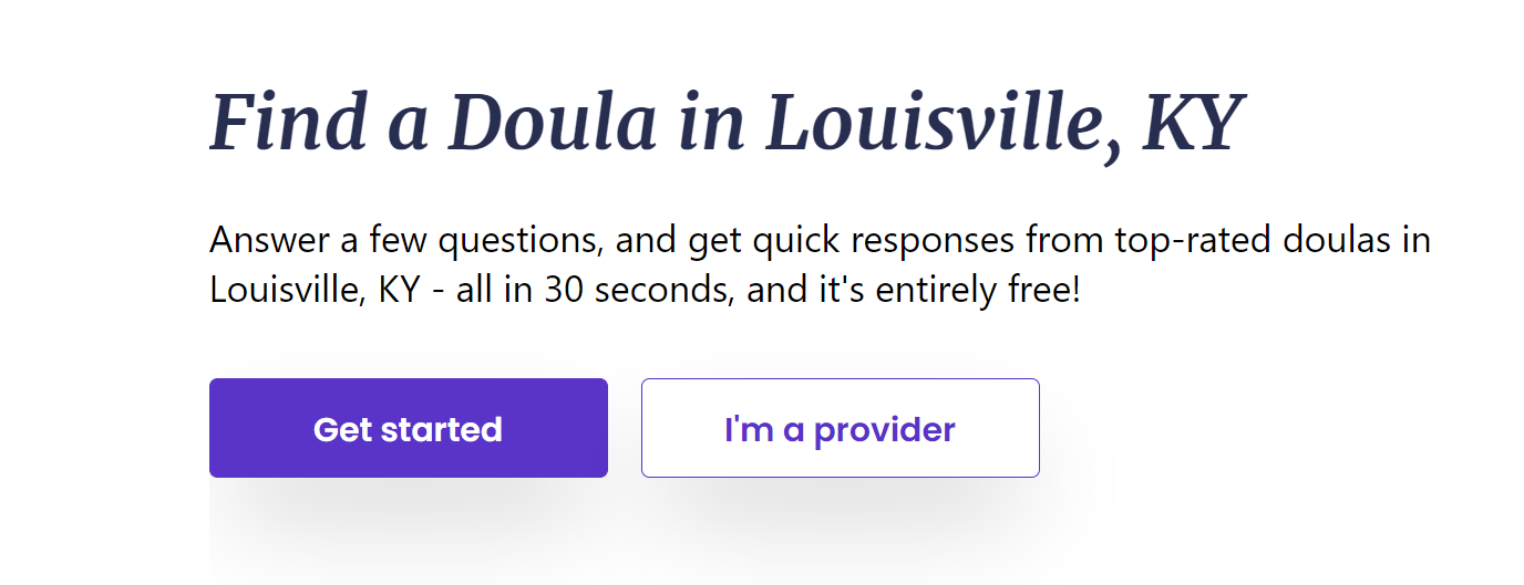 Doula in Louisville, KY
