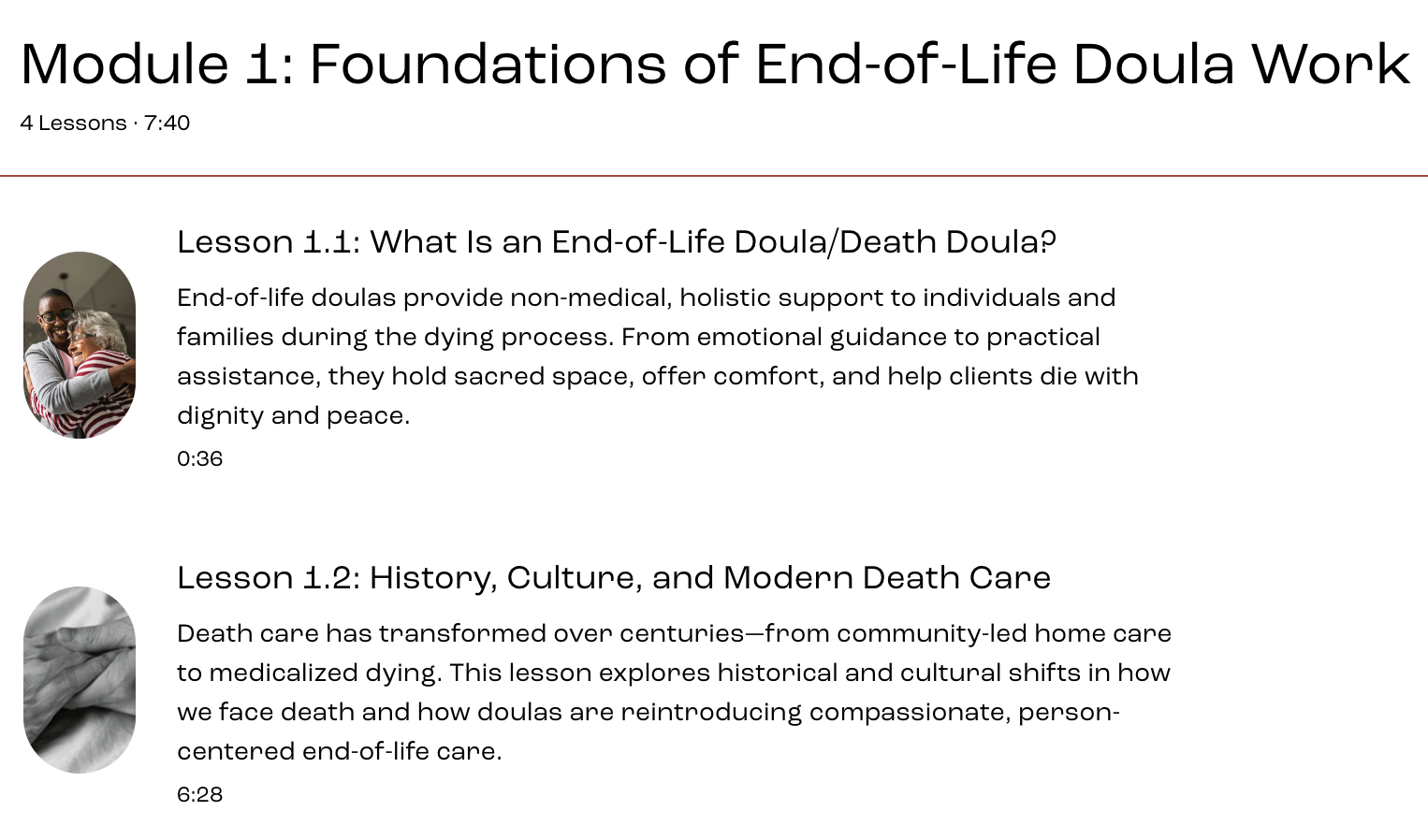 DNT Network Death Doula/End-of-Life Doula Certification Course