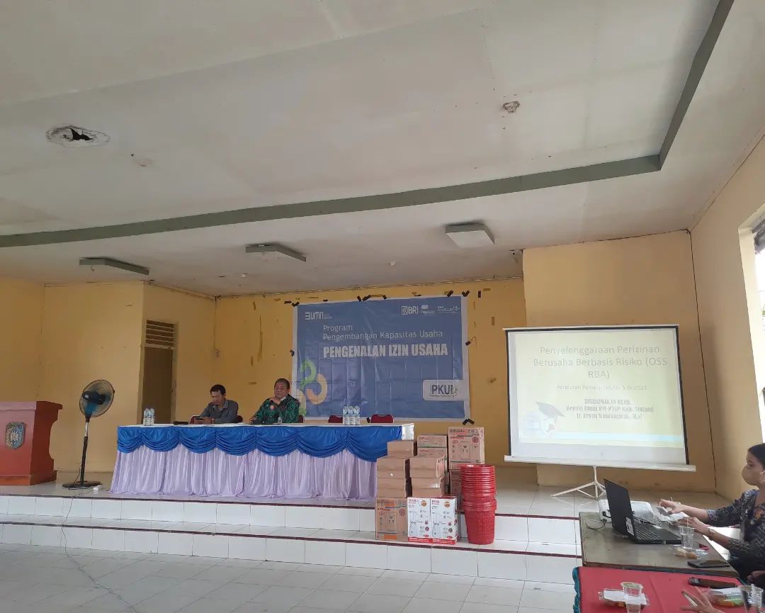Sosialisasi Pengembangan Izin Usaha