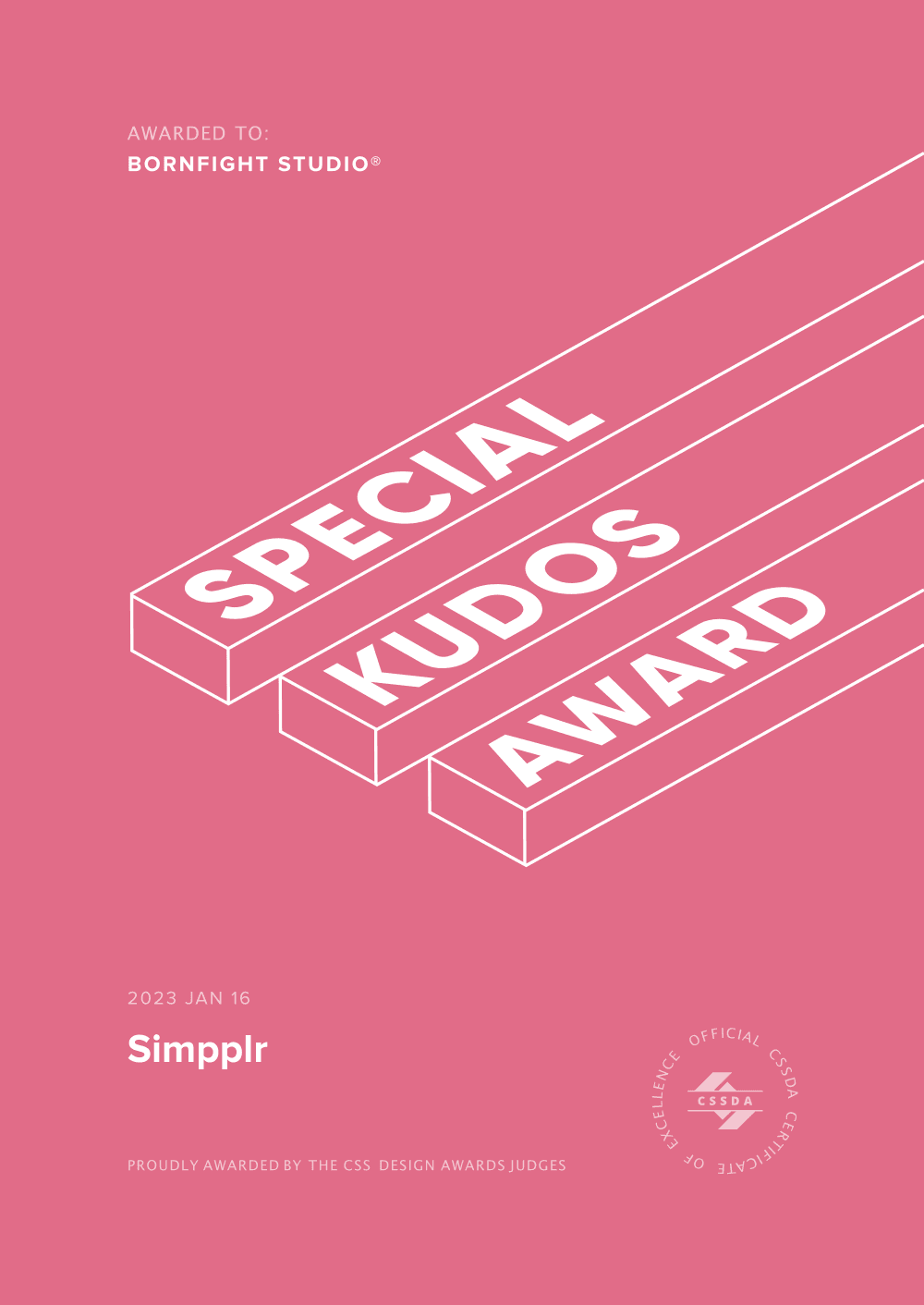 Special Kudos