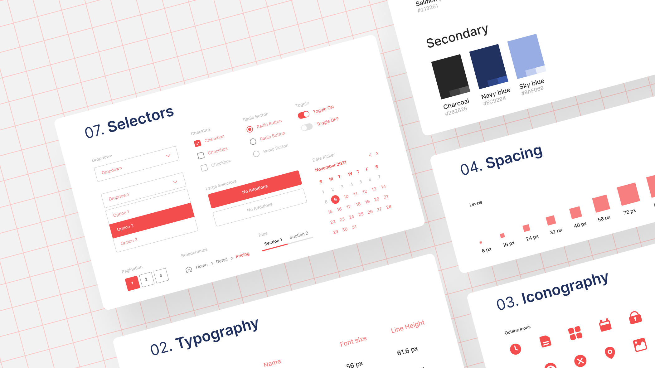 Spacing methods - Material Design