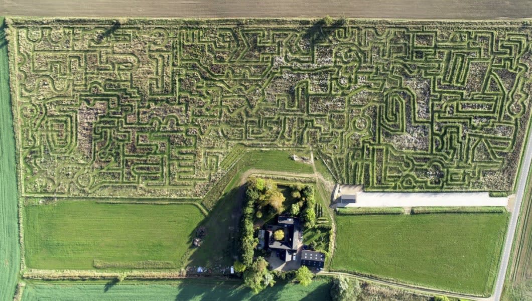 Her finder I 10 særlige labyrinter i Danmark
