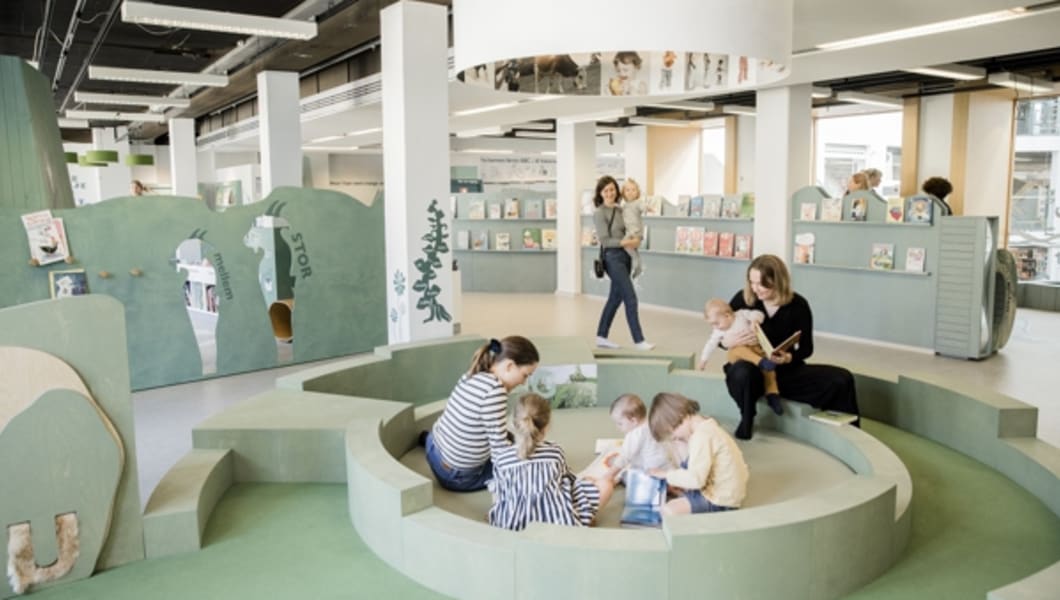 6 børnevenlige biblioteker i Kbh