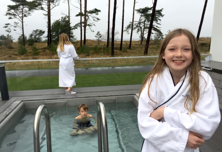 Udendørs pool på Hotel Riviera Strand. Foto: Caroline Meldgaard