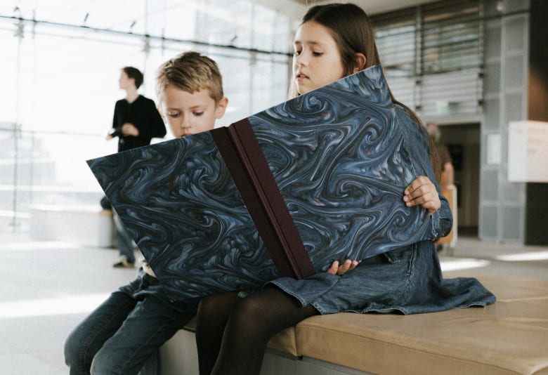 Børn i Den Sorte Diamant. Foto: Malthe Ivarsson
