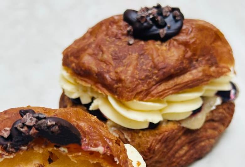 Årets fastelavnsbolle hos Buka. Fotograf: Buka