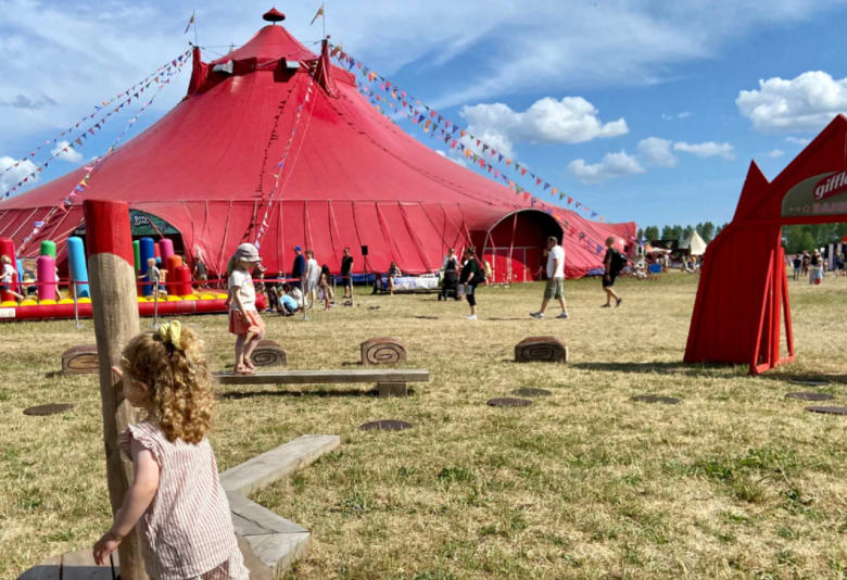 Cirkus Summarum-pladsen fra tidligere år. Fotograf: Caroline Hemmingsen