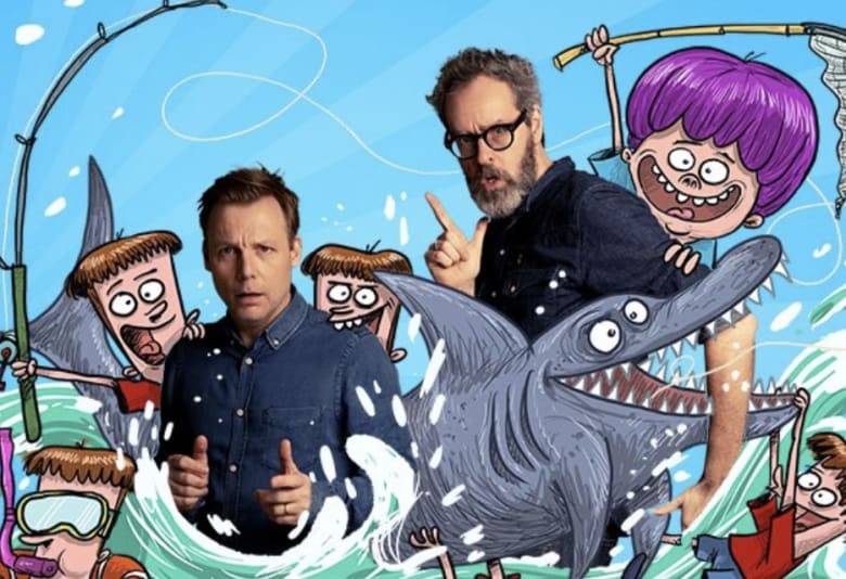 Mugge & Femlingerne - Hajen på trampolinen. Foto: PR