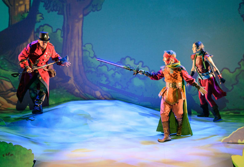 Nomerne - skovens hjerte på Teater Vestvolden. Foto: Søren Meisner