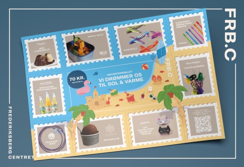 Vinterferiebillet 2026 i FRB.C. Foto: Frederiksberg Centret