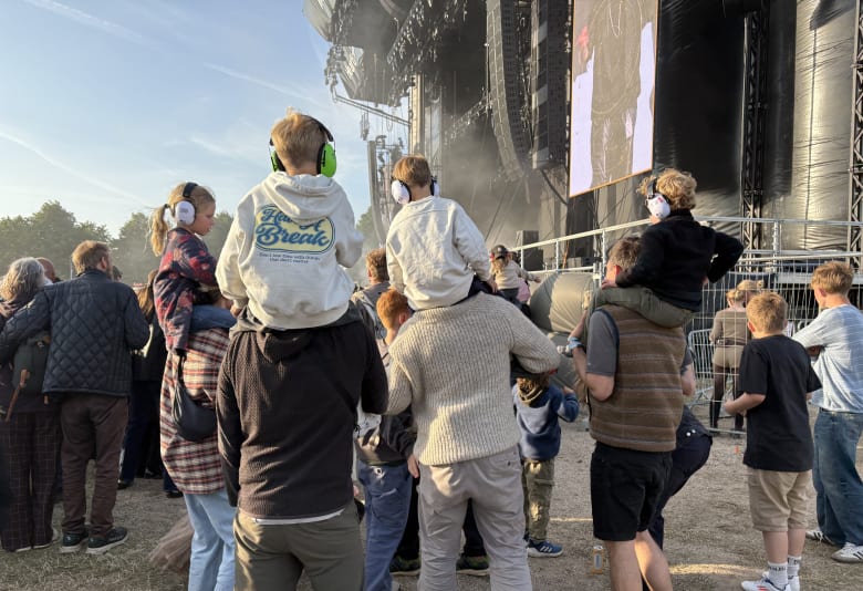 Børn til koncert, billedet er fra Nick & Jay koncert på Heartland 2025