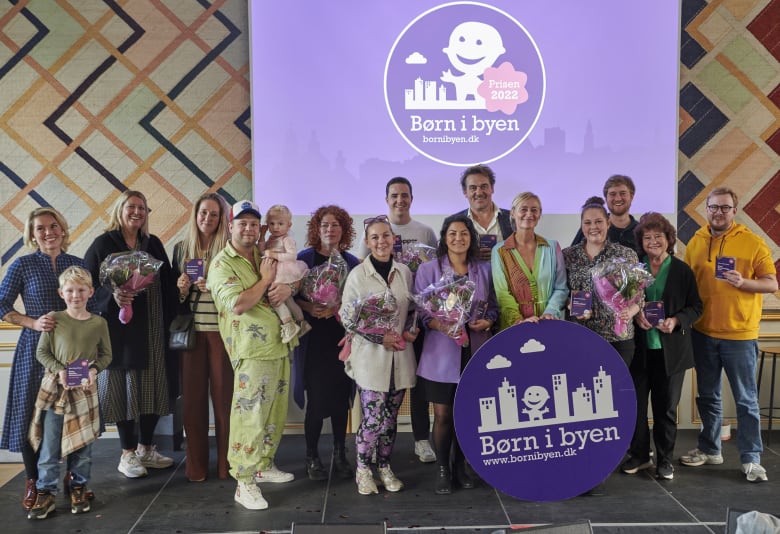 Vinderne af Børn i byen Prisen 2022. Foto: Heine Pedersen