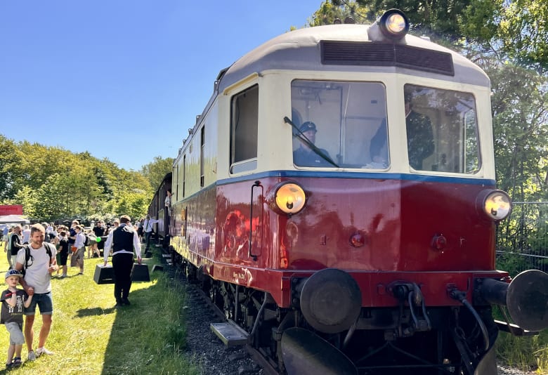 En tur med veterantoget. Foto: Nordsjællands Veterantog