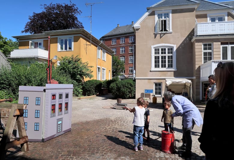 Familier på Gentofte Brandmuseum. Foto: Gentofte Brandmuseum.