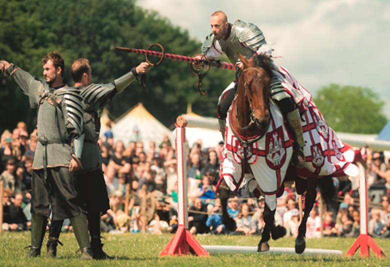 Ringridning på Københavns Historiske Marked. Foto: Københavns Historiske Marked. 