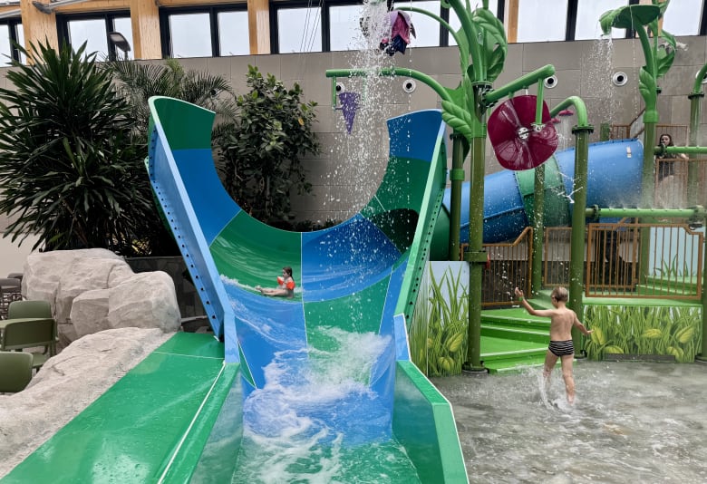 Børneområdet Water Playhouse i Aqua Mundo. Foto: Caroline Hemmingsen