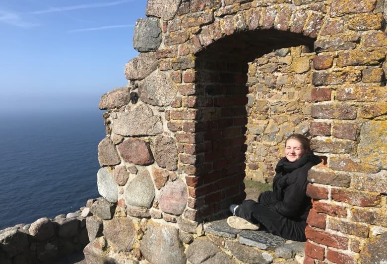 Skøn udsigt ved Hammershus. Fotograf: Caroline Meldgaard 