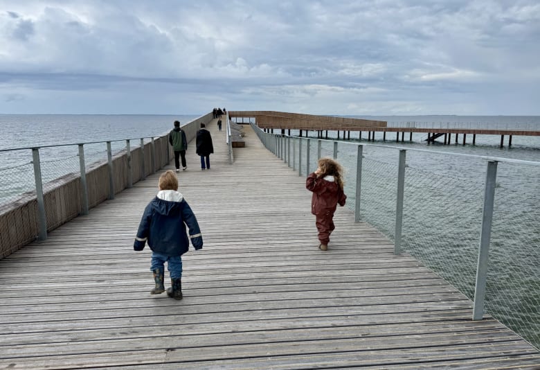 Resortets pier.&nbsp;Foto: Caroline Hemmingsen