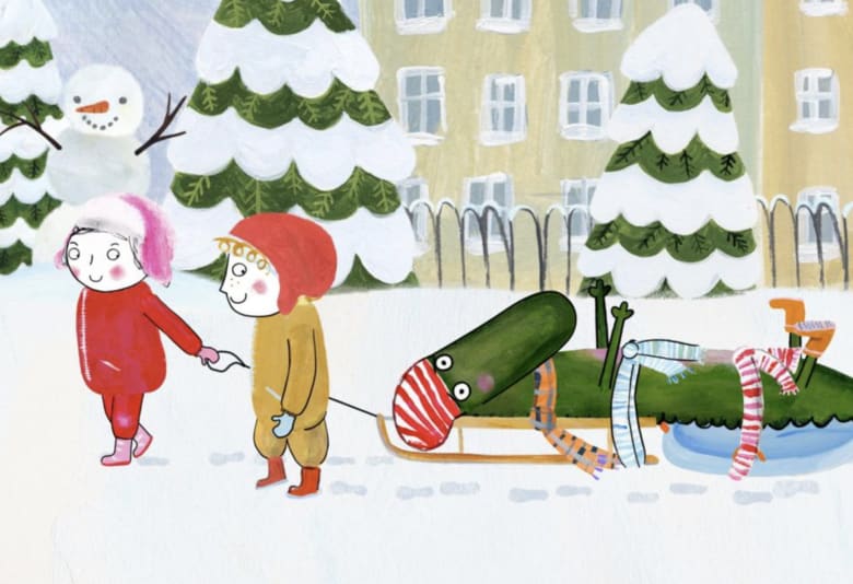 Rita og Krokodille - Snevejr. Foto: Siri Melchior