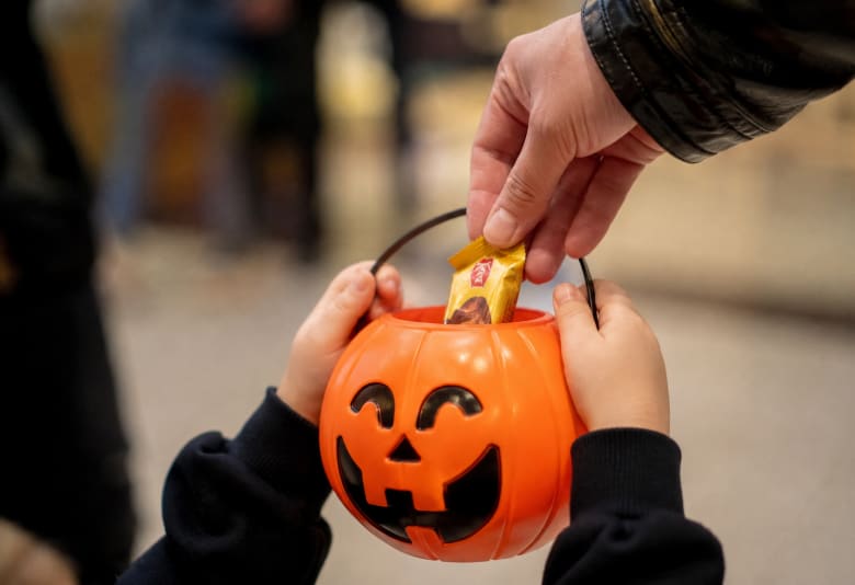 Trick or treat.