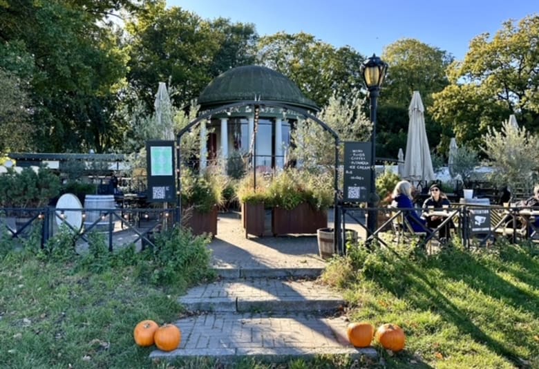 Pavillon Beer Garden i Fælledparken. Foto: Pavillon Beer Garden