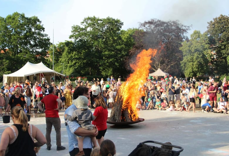 Sankthans i Lindevangsparken. Foto: Enhedslisten Frederiksberg