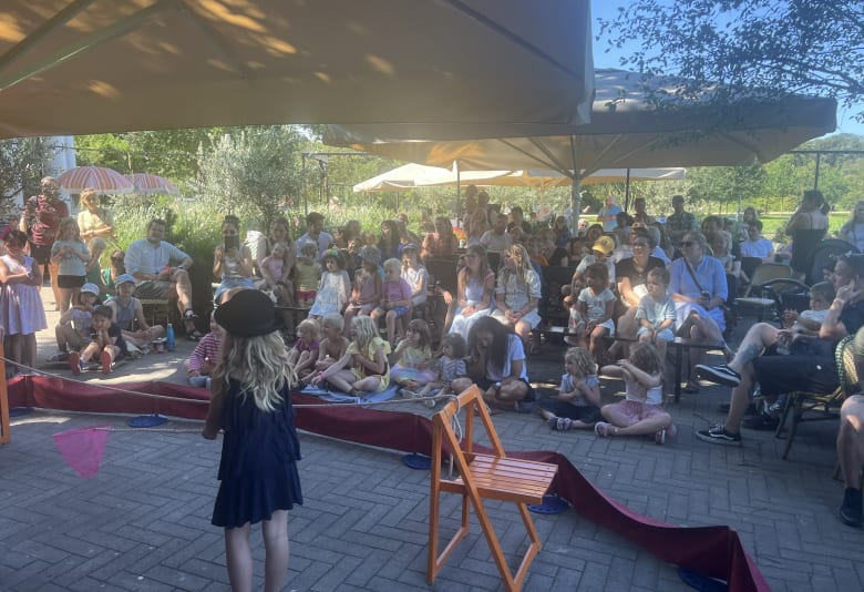Børneunderholdning i Fælledparken hos BeerGarden tidligere år. Fotograf: Børn i byen